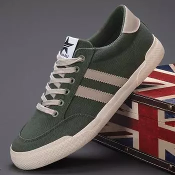 Модные ретро зеленые вулканизированные туфли мужские дышащие кроссовки для отдыха для мужчин легкие плоские повседневные парусиновые кроссовки мужские zapatos de lona 39