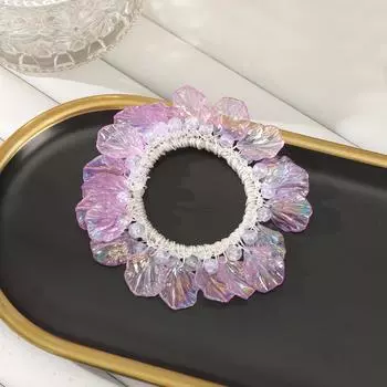 Модные резинки для волос с жемчугом-колокольчиком, скранчи для женщин, эластичные резинки для волос, модные корейские резинки, аксессуары для волос