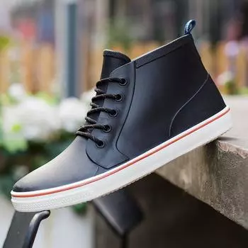 Модные резиновые сапоги, нескользящие водные сапоги, рыболовные сапоги, короткие резиновые сапоги, мужские садовые сапоги, мужская обувь для влюбленных H453 38 синий