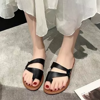 модные римские женские тапочки сандалии ретро женские гладиаторы повседневные туфли с застежкой-молнией мягкие плоские пляжные тапочки для улицы летние домашние тапочки 36 белый