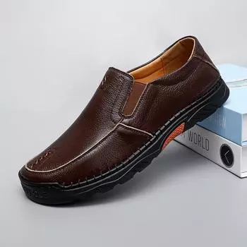 Модные роскошные брендовые мужские повседневные туфли, легкие дышащие кроссовки, мужская обувь для ходьбы, модные повседневные туфли ручной работы, большие размеры 38-47 38 чёрный