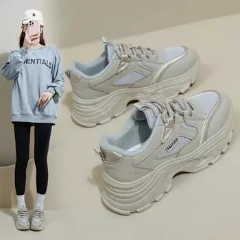 Модные роскошные дизайнерские весенние нескользящие новые тренировочные кроссовки удобные дышащие брендовые для ходьбы на открытом воздухе женские спортивные 35