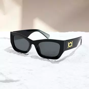 Модные роскошные квадратные солнцезащитные очки для мужчин и женщин, маленькие прямоугольные уличные солнцезащитные очки для женщин, ретро-солнцезащитные очки, солнцезащитные очки