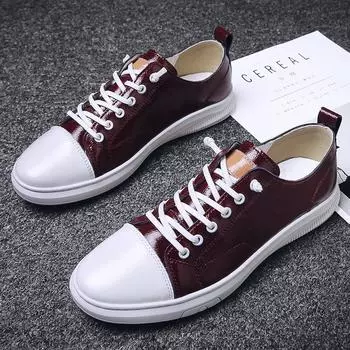 Модные роскошные мужские повседневные кожаные туфли на плоской подошве, нескользящие, для ходьбы на открытом воздухе, легкие туфли из натуральной кожи для вождения, спортивная обувь для тенниса 37 бежевый