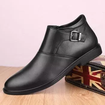 Модные роскошные туфли для мужчин из натуральной кожи, мужские оксфорды, высококачественная официальная деловая обувь, ботильоны без застежек 37