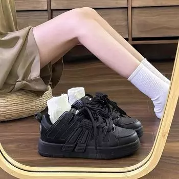 Модные роскошные женские новые ретро модные универсальные повседневные кроссовки для сноуборда в стиле кампуса для молодежи дышащие студенческие кроссовки для бега 35 белый