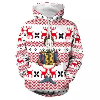 Модные рождественские подарки со снеговиками, толстовки с капюшоном с 3D-принтом для мужчин, одежда, забавные рождественские свитера с изображением лося, женские спортивные костюмы, детские толстовки Y2k S