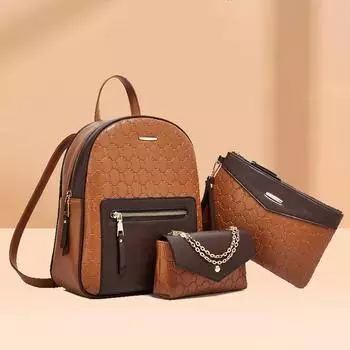 Модные рюкзаки, женские сумки через плечо контрастного цвета, женские мягкие кожаные рюкзаки, женские сумки и кошельки большой вместимости