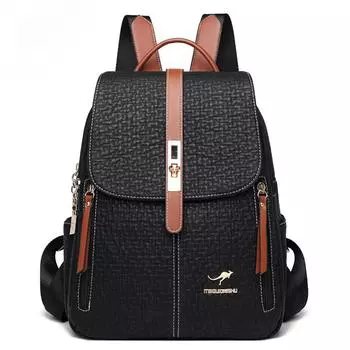 Модные рюкзаки женские высококачественные кожаные рюкзаки для женщин рюкзаки большой емкости школьная сумка женские дорожные сумки Mochilas 13 inches