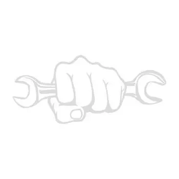 Модные самоклеящиеся автомобильные наклейки с механиком, держащим гаечный ключ, наклейки на мотоцикл чёрный