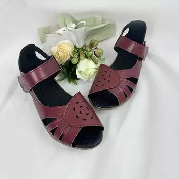 Модные сандалии Fish Mouth 2024 Лето Новые удобные универсальные повседневные низкие женские туфли на плоской подошве Платформа Zapatos Mujer 35 белый