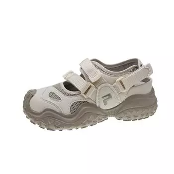 Модные сандалии на толстой подошве Baotou Hollow Outdoor Summer New Mesh кроссовки для бега на пляже спортивная обувь для бега повседневные кроссовки 36