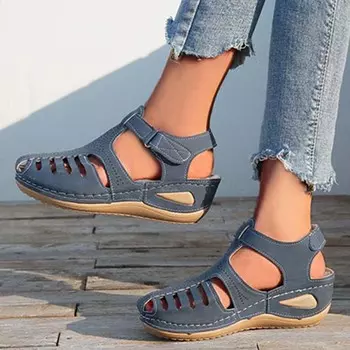 модные сандалии обувь женская летняя нескользящая женская обувь вечерние сандалии женская танкетка прогулочная обувь повседневная обувь женская сандалия женская 35 розовый