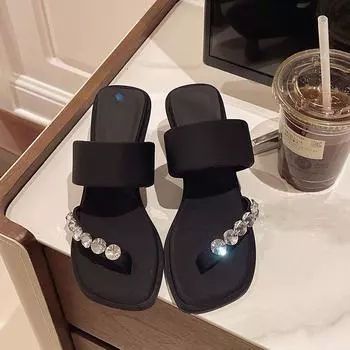 модные сандалии женские роскошные туфли для женщин шлепанцы женские походные сандалии мюли женские тапочки тапочки летняя обувь мода повседневная 35