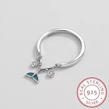 Модные сапфировые бабочки с регулируемым открытием, пара колец из стерлингового серебра 925 пробы для женщин, круглые полные бриллианты, подарок на День святого Валентина, ювелирные изделия Resizable серебряный