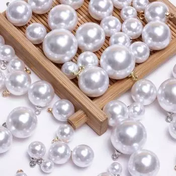 Модные серьги, аксессуары, 5/10 шт., 4-16 мм, свободные бусины, белый жемчуг, своими руками, изготовление ювелирных изделий, модные материалы для искусственного жемчуга, подвеска, жемчужное ожерелье 10mm/5pcs розового золота