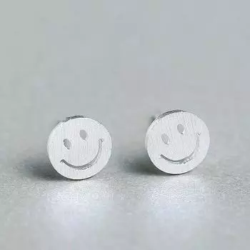 Модные серьги, гипоаллергенные, полые, с улыбкой, серьги-гвоздики для женщин и девочек, украшения для вечеринок, Pendientes Brincos EH651