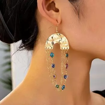 Модные серьги-гвоздики для женских украшений красный