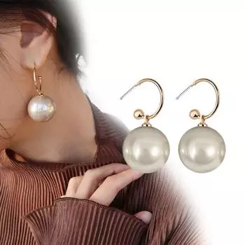 Модные серьги-гвоздики с большим жемчугом, элегантные серьги-гвоздики с жемчугом, геометрические серьги-гвоздики с жемчугом, женские серьги-гвоздики шампанского