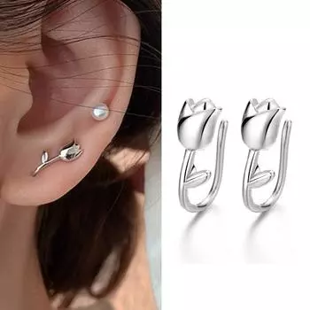 Модные серьги-гвоздики с цветком розы, женские серьги, очаровательные серьги для свадебной вечеринки, подарки, ювелирные аксессуары