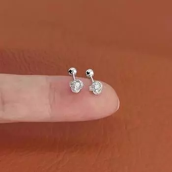 Модные серьги-гвоздики с круглыми кольцами для женщин, изысканные милые серьги-гвоздики с косточками для ушей, трендовые простые дизайнерские ювелирные изделия в подарок A3