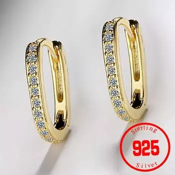 Модные серьги-гвоздики с подвесками из стерлингового серебра 925 пробы в стиле минимализма с цирконами и геометрическим узором для женщин, унисекс, для вечеринок, подарки серебряный