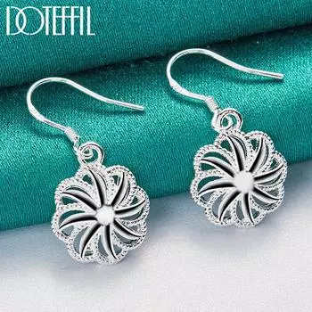 Модные серьги из стерлингового серебра 925 пробы, красивые ювелирные изделия