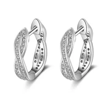 Модные серьги из стерлингового серебра 925 пробы в винтажном стиле, кубические украшения, свадебные серьги, подарки на годовщину для женщин