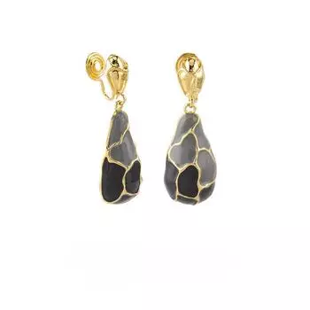 Модные серьги-капли соответствующего цвета, спираль от комаров, без пирсинга, зажим для ушей