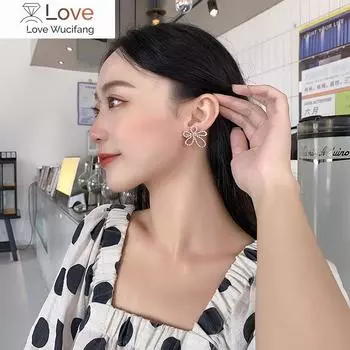 Модные серьги-клипсы без пирсинга женские золотистые стразы жемчуг заявление поддельные пирсинг серьги-манжеты