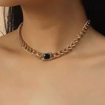 Модные серьги-колье-колье с тонкой работой, легкие на ощупь, легкие на ощупь золотистый