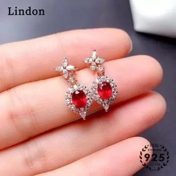 Модные серьги Lindon, серьги-капли овальной формы для женщин, подарки на свадьбу