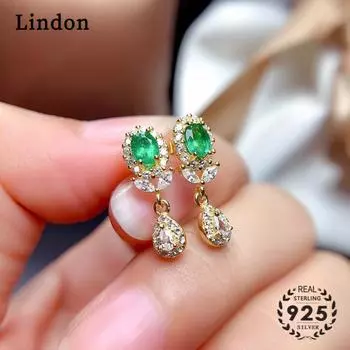 Модные серьги Lindon, серьги-капли овальной формы для женщин, подарки на свадьбу