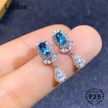 Модные серьги Lindon, серьги-капли овальной формы для женщин, подарки на свадьбу