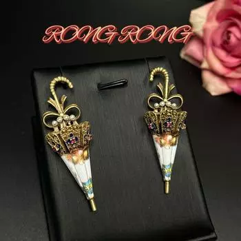 Модные серьги-подвески для женщин золотой