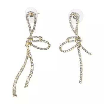 Модные серьги-пусеты, серьги-бантики из сплава, серьги-гвоздики, удобные в носке, штифты для ушей, подвески для ушей, идеальный подарок для женщин 3