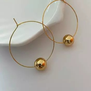 Модные серьги-шармы для женщин золотой