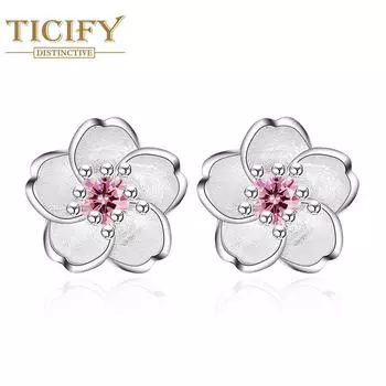 Модные серьги женские модные романтические маленькие свежие серьги ручной работы