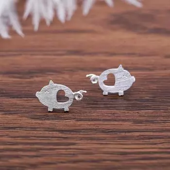 Модные серебряные гипоаллергенные серьги-гвоздики в форме сердца для женщин, элегантные свадебные украшения Pendientes Brincos Eh908