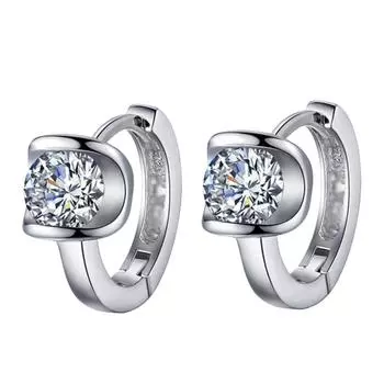 Модные серебряные серьги Angel Kiss, новые женские серьги в корейском стиле, женские украшения