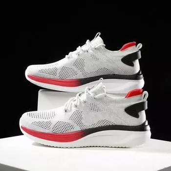 Модные серые легкие повседневные кроссовки для мужчин, удобные носки, кроссовки для бега, низкие, дышащие, сетчатые, большого размера 46, мужские кроссовки 39