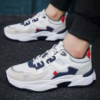 Модные сетчатые баскетбольные кроссовки для мужчин, спортивные кроссовки для бега, дышащие, удобные, для ходьбы, бега, мужские кроссовки, тренд 39 чёрный