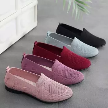 модные сетчатые дышащие кроссовки женские легкие повседневные туфли на плоской подошве женские мокасины носки обувь с открытым носком женские летние 35 чёрный