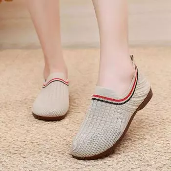 Модные сетчатые одинарные туфли 2024 года, новые нескользящие мягкие дышащие универсальные женские одинарные туфли на одну ногу Plataforma Mujer Trafza 35 чёрный