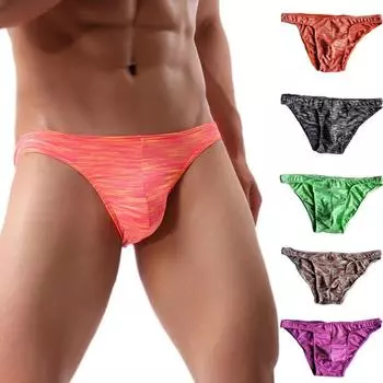 Модные сексуальные мужские трусы с низкой талией, эластичное дышащее хлопковое нижнее белье, трусы M