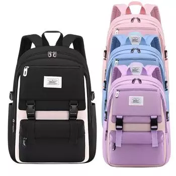 Модные школьные сумки для девочек-подростков и мальчиков, непромокаемые большие школьные сумки, детский рюкзак, сумка для книг, детский школьный рюкзак для подростков розовый