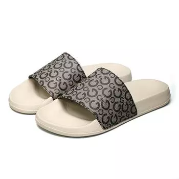 Модные шлепанцы, повседневная обувь инновационного дизайна, мужские легкие домашние тапочки с мягкой подошвой, высококачественные эксклюзивные фирменные шлепанцы 39