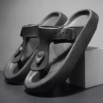 Модные шлепанцы, повседневная обувь инновационного дизайна, мужские легкие домашние тапочки с мягкой подошвой, высококачественные эксклюзивные фирменные шлепанцы 35-36