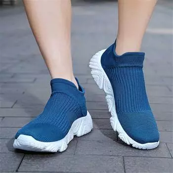 Модные синие без шнуровки теннисные ботильоны ботинки женская обувь товары для гольфа кроссовки спортивные новая коллекция Life кроссовки High End 36