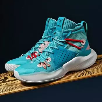 Модные синие высококачественные оригинальные мужские баскетбольные кроссовки для тренировок в спортзале, массивные мужские высокие кроссовки, брендовая дизайнерская обувь 2025 39